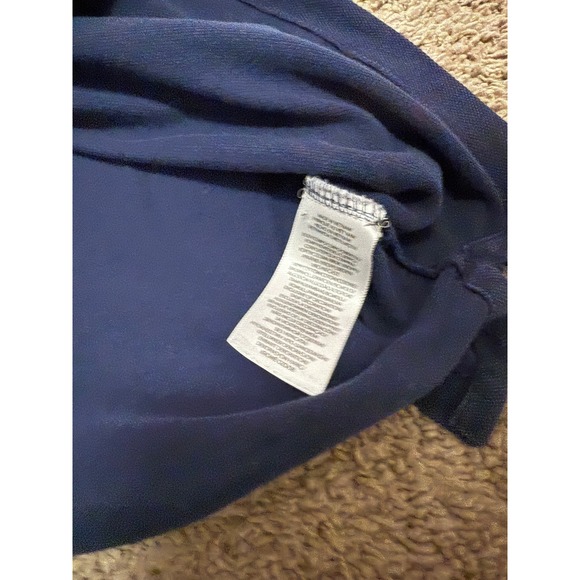 Polo Ralph Lauren Men's Classic‎ Fit Navy Blue Polo Shirt Green Pony Logo Size M - Picture 3 of 10